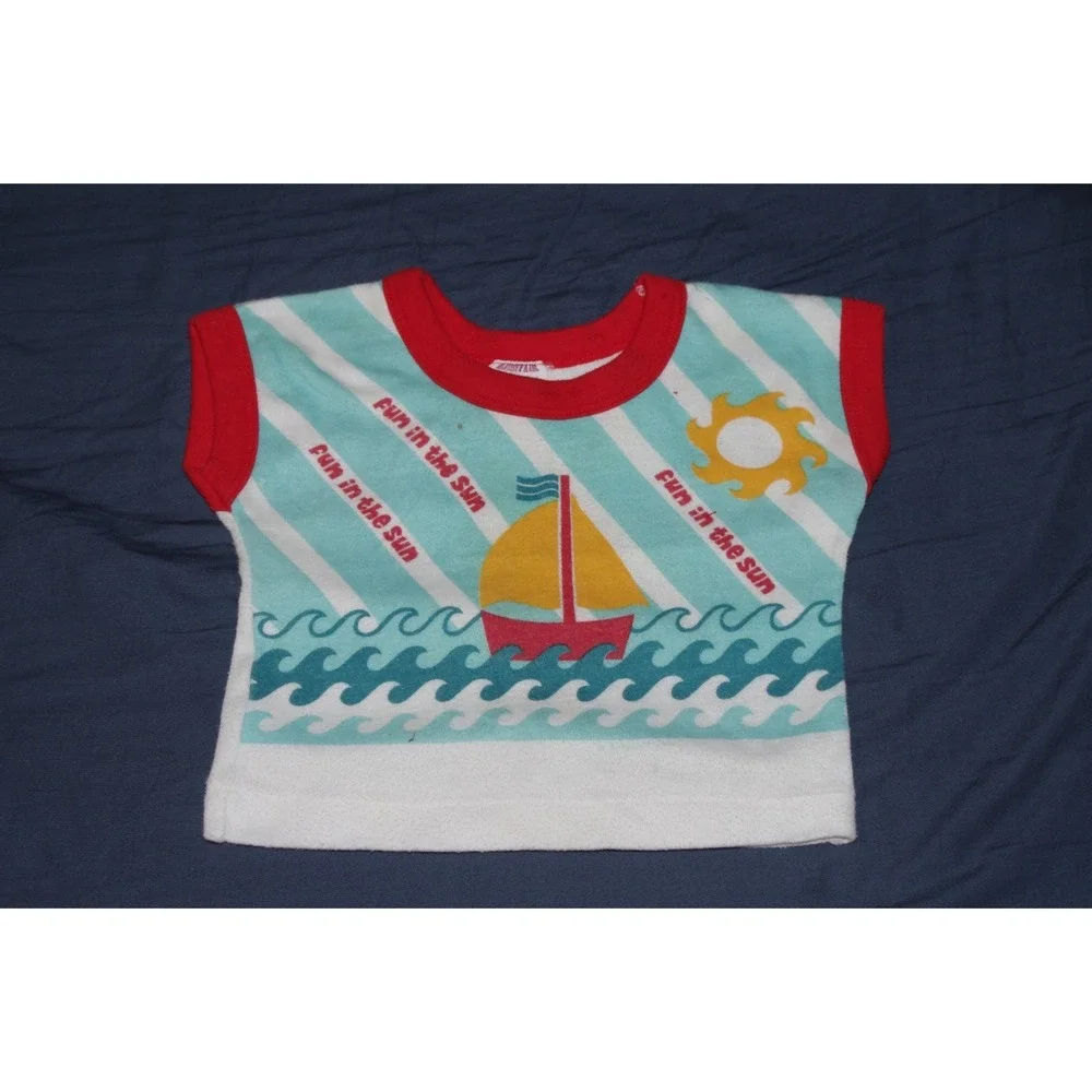 Vintage Summer Baby T-Shirt Baby Fair 80s EUC 12 mos‎ Fun in the Sun